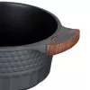 Σκεύη κουζίνας Resto Kitchenware Capella 2,6 L στρογγυλό μαύρο ξύλο