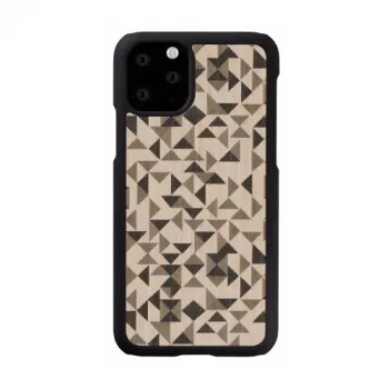 Θήκη smartphone man and wood για iPhone 11 Pro — mono triangle μαύρο, προστατευτικό σκληρό κέλυφος