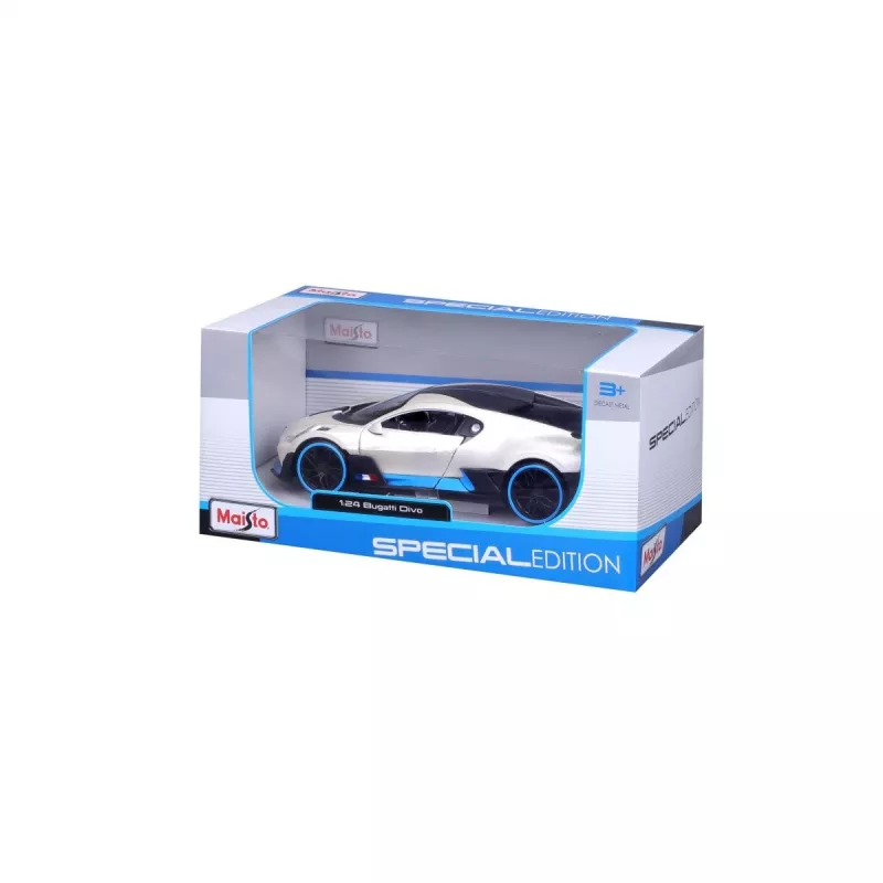 Μοντέλο σύνθεσης Bugatti Divo 1/24 λευκό