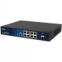 Διαχειριζόμενο switch PoE 10 θυρών ALLNET ALL-SG8610PMJ με 8 θύρες PoE+ και 2 θύρες uplink