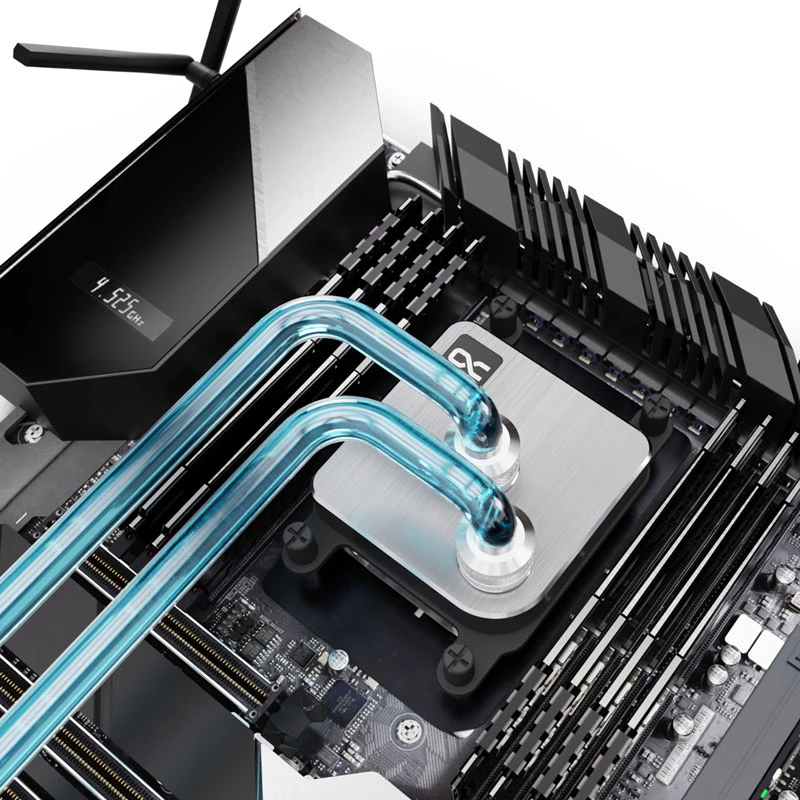 Alphacool Core 1 13444 μπλοκ νερού CPU, LGA1700/LGA1851/AM4/AM5, ασημί