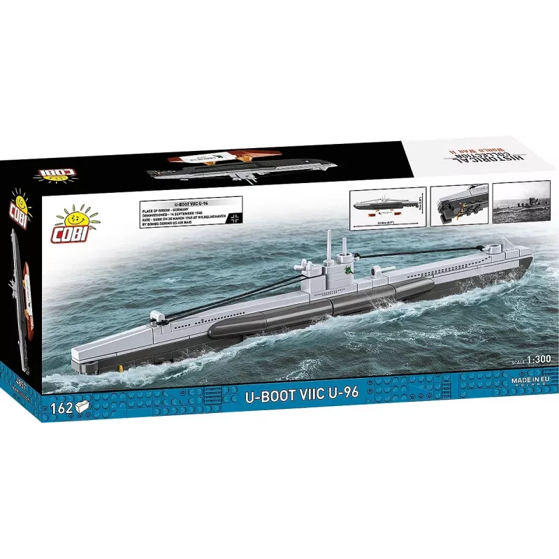 Μοντέλο υποβρυχίου κλίμακας Cobi Type VIIC 1:300, σετ 4857