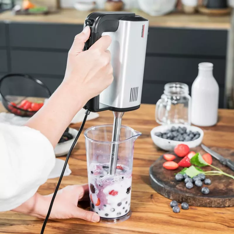 Κουζινομηχανή Gastroback Design Handmixer Pro μαύρο ασημί