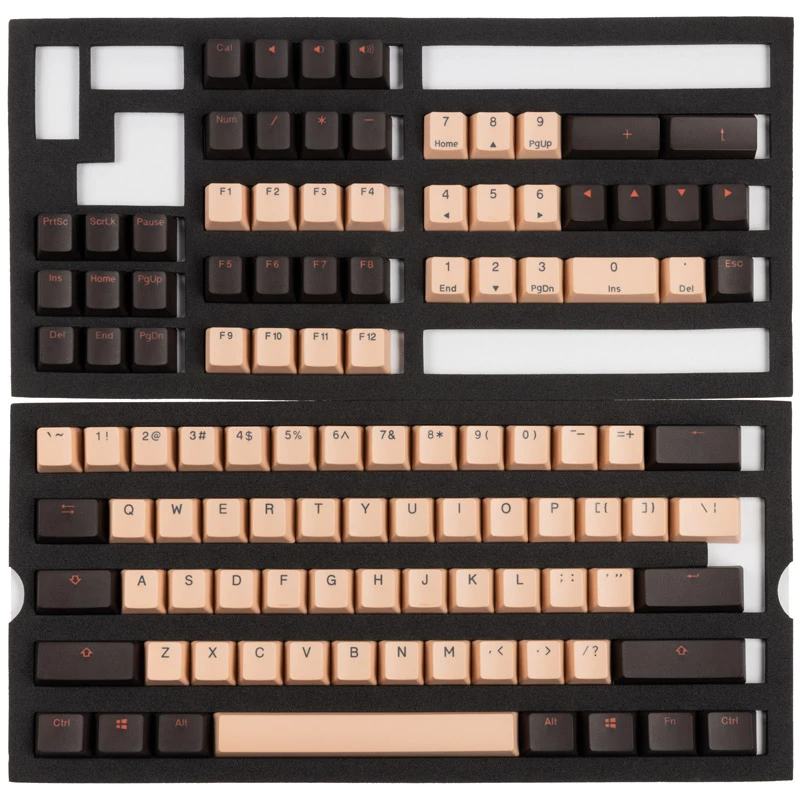 Σετ keycap Ducky DKSA108-USPDGMZOR PBT Double-Shot, US-Layout, 108 πλήκτρα