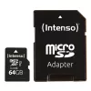 Intenso Performance - Κάρτα flash (microSDXC με αντάπτορα SD) - 64GB - UHS-I U1 / Class10 - microSDXC UHS-I (3424490)