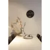 NeXtime Επιτοίχιο ρολόι 3049 Serious Black, Ø32 cm, μαύρο
