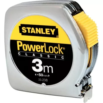 Μετροταινία Stanley 0-33-218 3m μεταλλικό κίτρινο