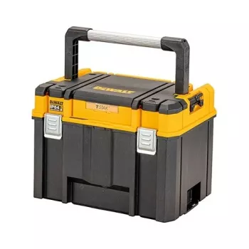 Εργαλειοθήκη DeWalt DWST83343-1 — αλουμίνιο/πλαστικό, αδιάβροχη, πτυσσόμενο καπάκι, κλειδώσιμη, 1 θήκη, 440×333×323 mm