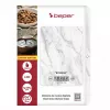 Ζυγαριά κουζίνας Beper P102BIL004 - ψηφιακή, 5 kg, 1 g, λευκό μάρμαρο