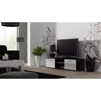 Βάση TV Cama SOHO 140 μαύρο/λευκό γυαλιστερό