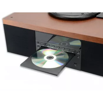 Πικάπ AKAI ATT-14BT με Bluetooth, ιμάντα κίνησης, ενσωματωμένο προενισχυτή phono, έξοδο USB