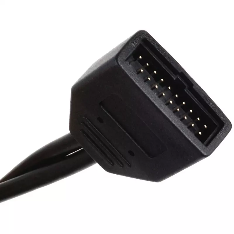 Silverstone G11303050-RT - USB 3.0 - USB 2.0 - Αρσενικό/θηλυκό - Μαύρο (G11303050-RT)