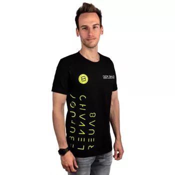 T-Shirt der8auer YT-Design Μέγεθος S – άνετο βαμβακερό T-Shirt, με der8auer-Branding