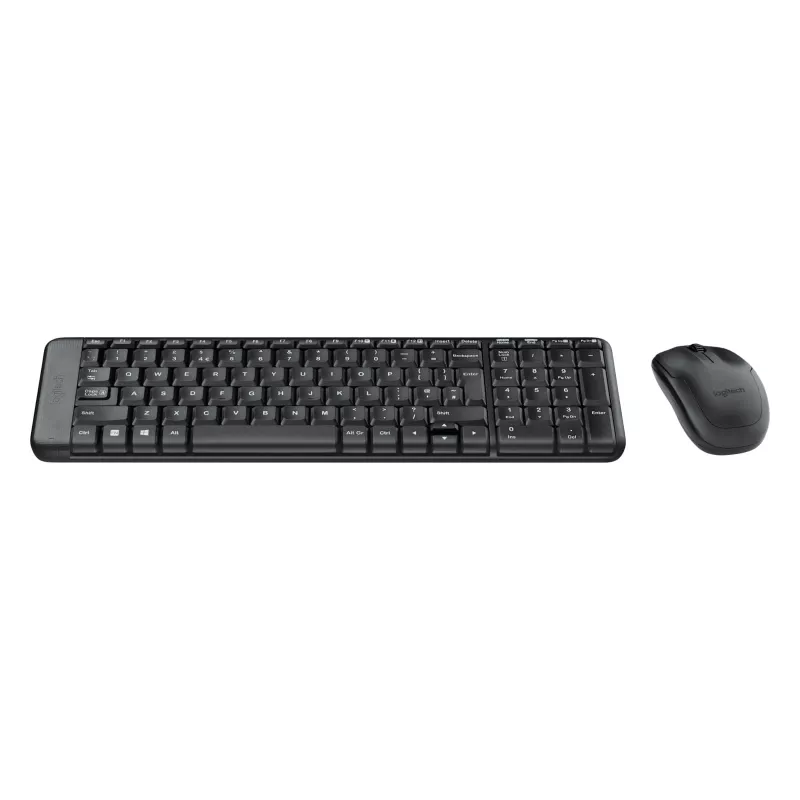 Wireless Combo MK220, Wireless, RF Wireless, QWERTZ, μαύρο, ποντίκι