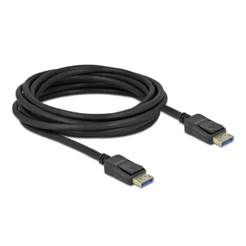 Delock - Καλώδιο DisplayPort - DisplayPort (M) σε DisplayPort (M) - DisplayPort 2,0 - 2,0 m - Υποστηρίζει 10K 60 Hz (10.240 x 4320) - Μαύρο (80262)