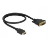 Προσαρμογέας καλωδίου βίντεο DeLOCK 85651 0,5 m HDMI Type A DVI μαύρο