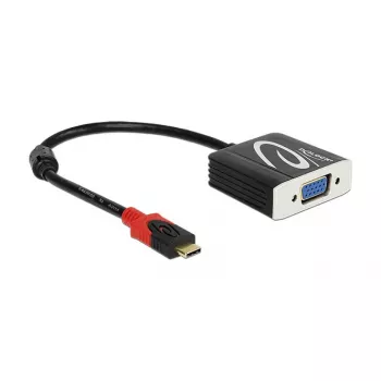Προσαρμογέας καλωδίου βίντεο DeLOCK 62994 USB Type-C σε VGA 0,2 m μαύρο