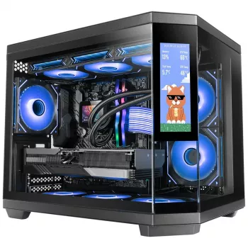 Mars Gaming MC3TCORELCDM κουτί υπολογιστή Mini Tower μαύρο