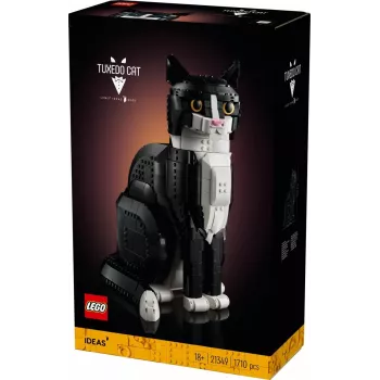 LEGO σετ Ideas 21349 Γάτα Tuxedo σετ κατασκευής — συλλεκτικό μοντέλο από τούβλα, κομμάτι έκθεσης