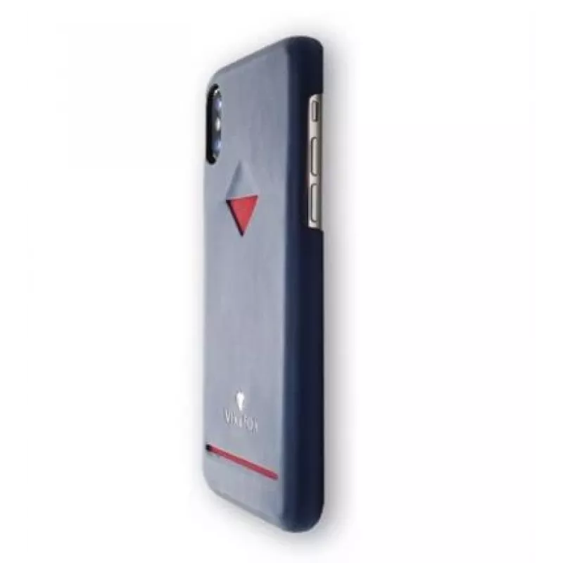 Θήκη πλάτης με υποδοχή καρτών VixFox για iPhone 7/8 Plus – navy blue, προστατευτική θήκη πλάτης με θήκη καρτών
