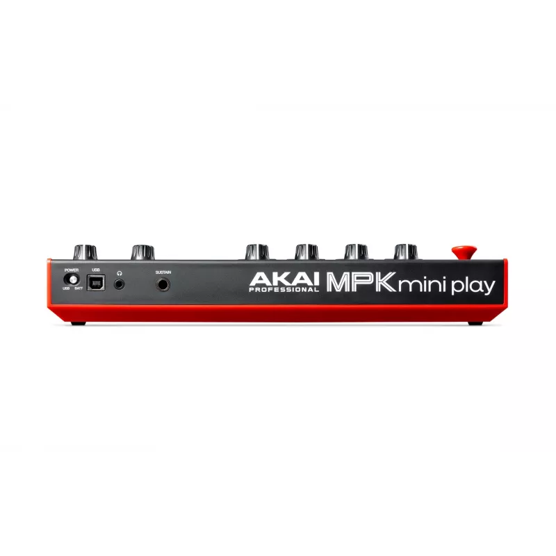 Akai MPK Mini Play MK3 πληκτρολόγιο ελέγχου MIDI με χειριστήριο pad, USB, μαύρο/κόκκινο