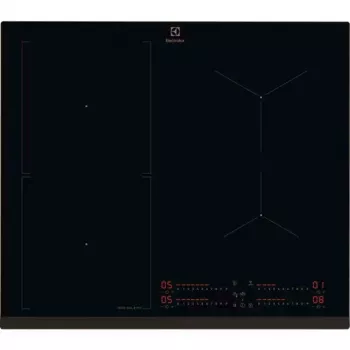 Εστία επαγωγής Electrolux EIS67453 60 cm, κεραμική γυάλινη εστία 4 ζωνών, 7350 W, Bridge & Hob²Hood