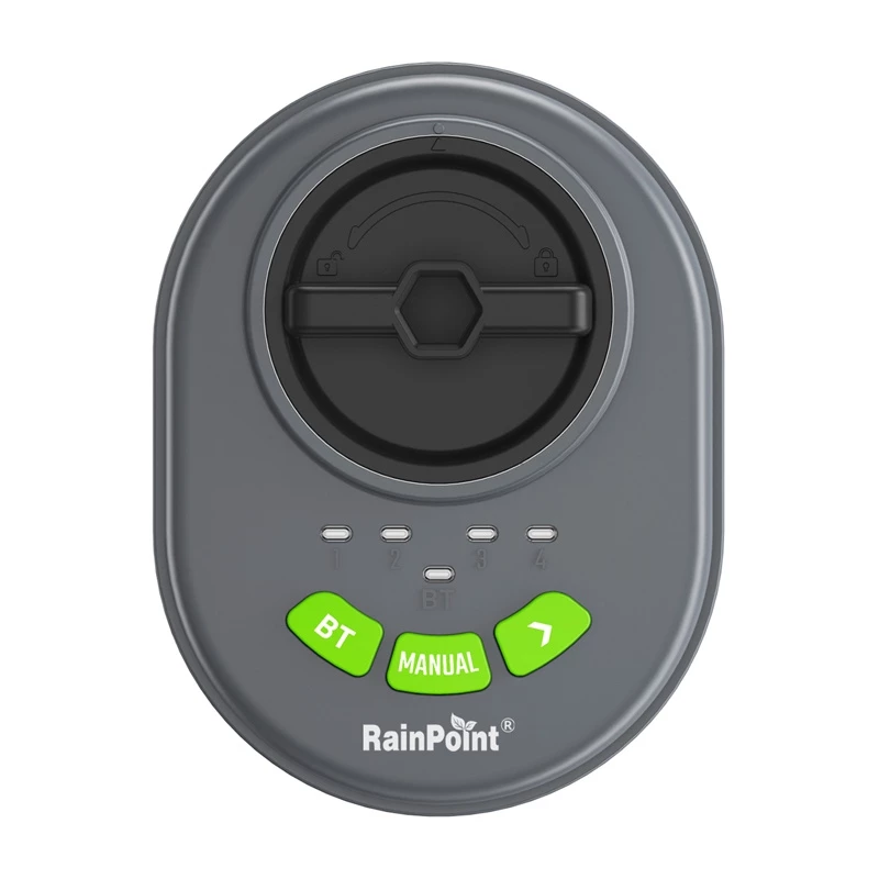 Έλεγχος άρδευσης RainPoint HIC406B — έλεγχος 4 ζωνών μέσω Bluetooth app