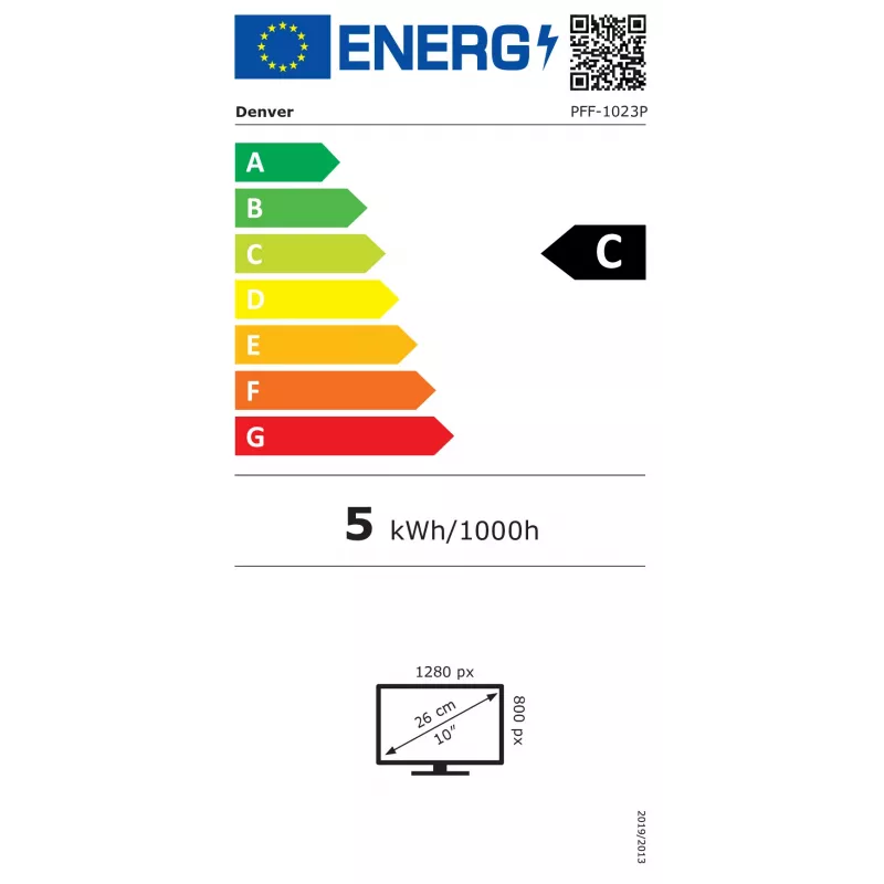 Denver Frameo PFF-1023P HD ψηφιακή κορνίζα, ροζ