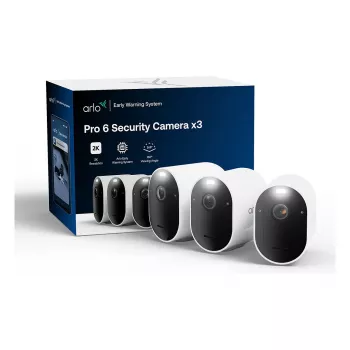 ARLO Pro 6 - 2025 Edition - Κάμερα παρακολούθησης δικτύου - Εξωτερικός χώρος, Εσωτερικός χώρος - ανθεκτική στις καιρικές συνθήκες - Έγχρωμη (Ημέρα/Νύχτα)