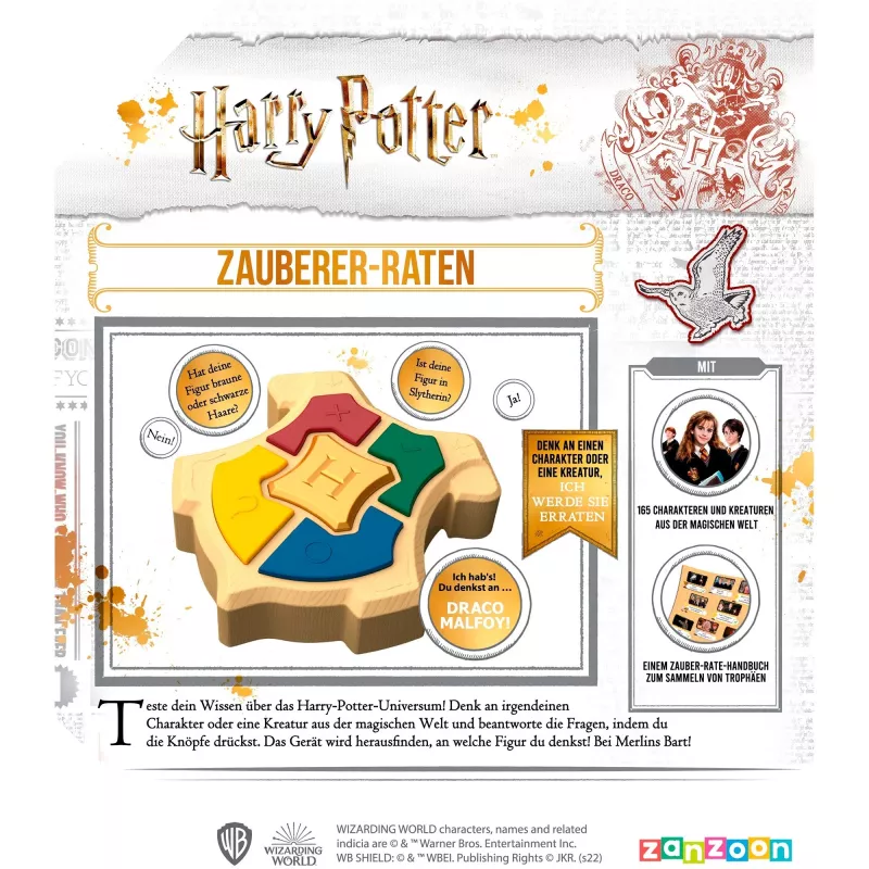 Harry Potter - Wizard Guessing Game, Παιχνίδι γνώσεων