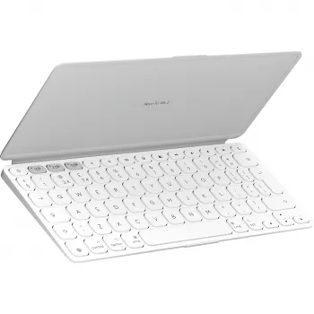 Πληκτρολόγιο Logitech Keys-To-Go 2 Universal Bluetooth QWERTY US International λευκό