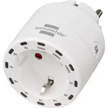 Χρονοδιακόπτης Brennenstuhl 1506130 Αναλογικός Λευκός 230V 13A