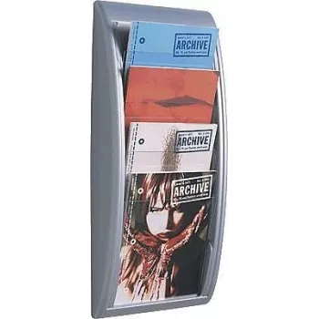 Έπιπλο περιοδικών PaperFlow K540615 ασημί
