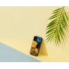 iKins θήκη προστασίας για Apple iPhone 12 mini — μαύρο σχέδιο «Cafe Terrace»