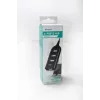 VAKOSS USB Hub TC-234UX — Hub USB 2.0 4 θυρών, τροφοδοσία DC (5 V, 1 A), μαύρο