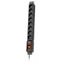 LESTAR LXARM 810 G-A K.:CZ 1,5M 19PDU Μαύρο 8 υποδοχή(-ές) AC 230 V 1,5 m