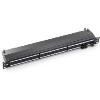 Equip 24-Port Cat.6A θωρακισμένο Patch Panel, ανοιχτό γκρι