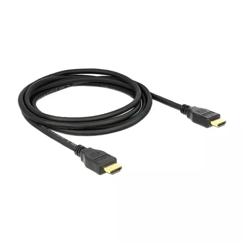 Καλώδιο HDMI DeLOCK 84713 1m Type A αρσενικό σε αρσενικό μαύρο