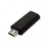 VALUE προσαρμογέας USB - USB-C (θηλυκό) αναστρέψιμο σε Micro-USB Type B (αρσενικό)