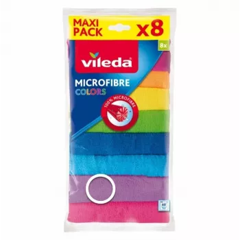 Πανί καθαρισμού Vileda Microfibre Colors 8 τεμ.
