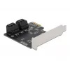 Κάρτα SATA PCI Express x1 DeLOCK 90010 μορφότυπος Low-Profile