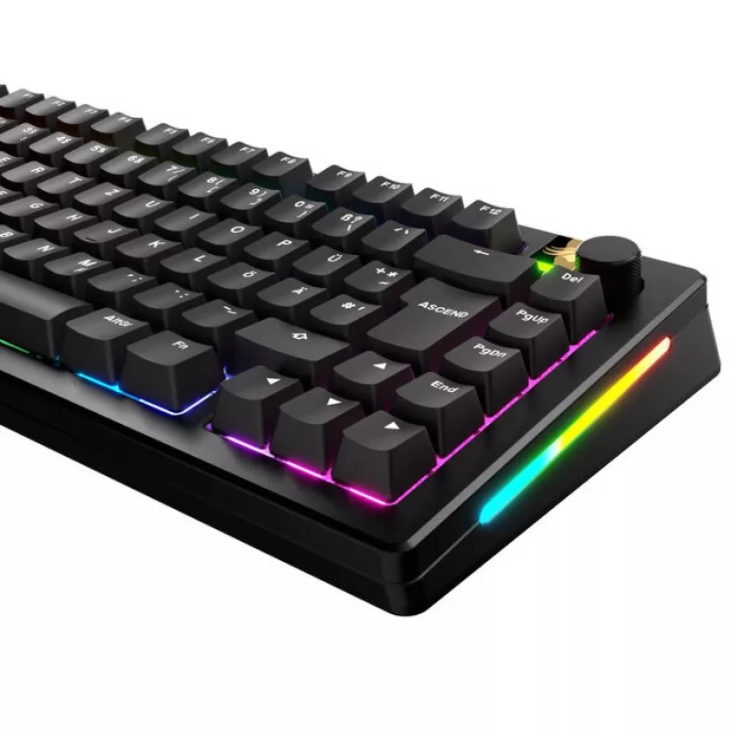 Keycaps GLORIOUS GPBT Basics — σετ πλήκτρων PBT, διάταξη DE-ISO, μαύρο