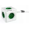 Allocacoc PowerCube Extended Type E Πολύπριζο 1,5 m 5 πρίζες AC Εσωτερικού χώρου Πράσινο