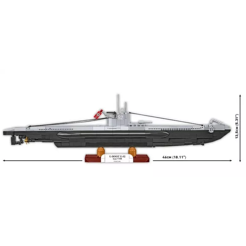 Σετ κατασκευής Cobi U-Boot U-52 – μοντέλο 474 τεμαχίων