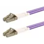 Καλώδιο οπτικών ινών LOGON AL5LCLC07I/4I OM4 7 m LC–LC Duplex μωβ