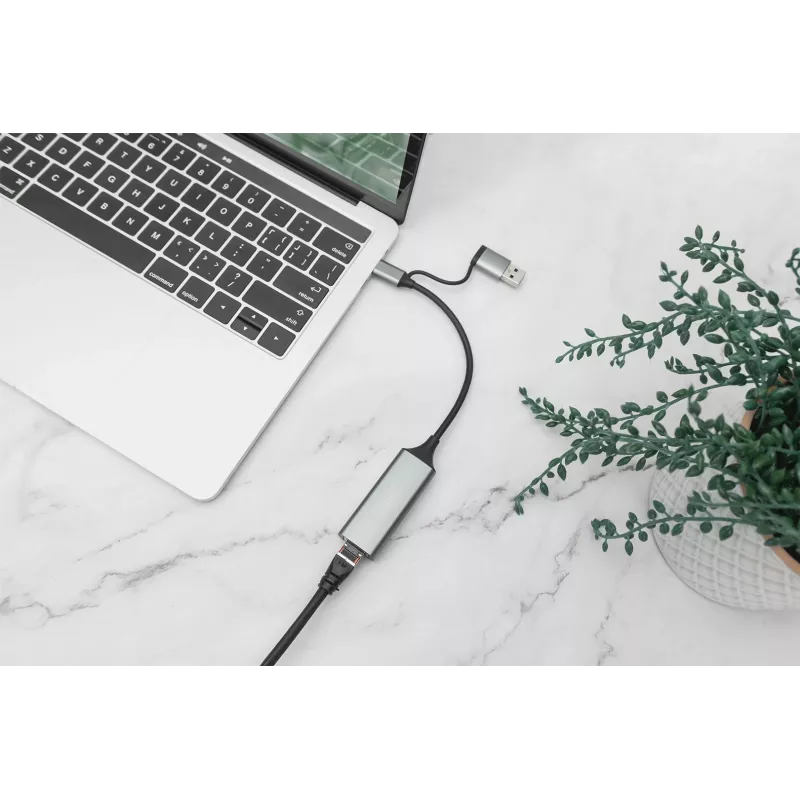 Προσαρμογέας USB Type-C Gigabit Ethernet Digitus DN-3028