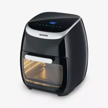 Φριτέζα αέρα Severin FR2446 11 L 2000 W μαύρο ασημί