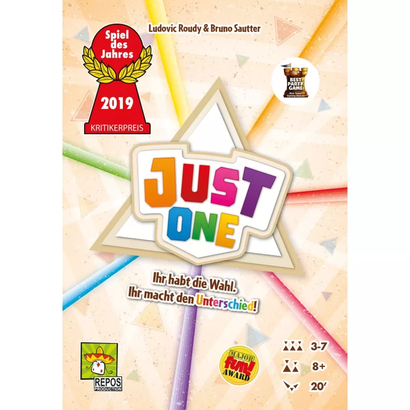 Just One, παιχνίδι πάρτι παιχνίδι της χρονιάς 2019