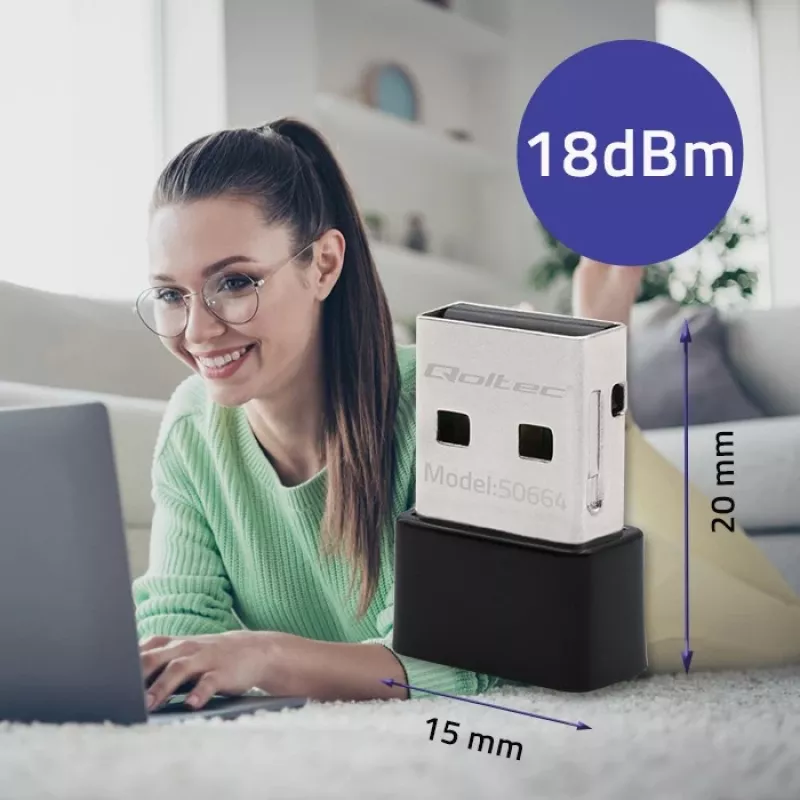 Ultra-γρήγορος ασύρματος mini-USB Wi-Fi adapter