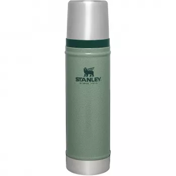 Thermos STANLEY The Legendary Classic Bottle 0,6 l πράσινο – Θερμός θερμομονωτικής τεχνολογίας κενού, 600 ml
